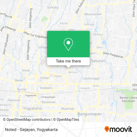 Noted - Gejayan map