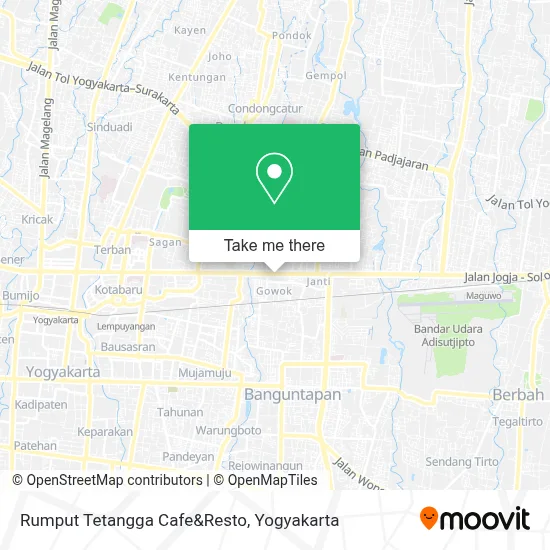 Rumput Tetangga Cafe&Resto map