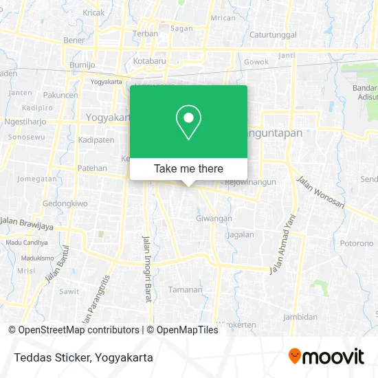 Teddas Sticker map