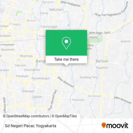Sd Negeri Pacar map