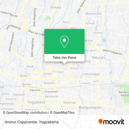 Animo Copycenter map
