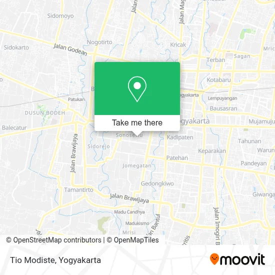 Tio Modiste map