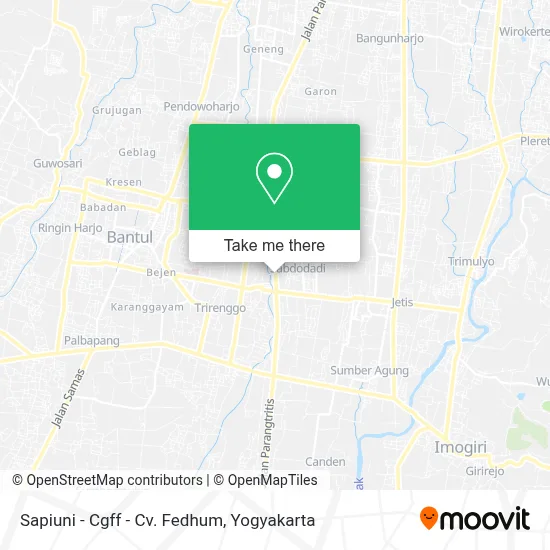 Sapiuni - Cgff - Cv. Fedhum map
