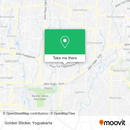 Golden Sticker map