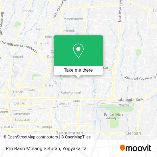 Rm Raso Minang Seturan map