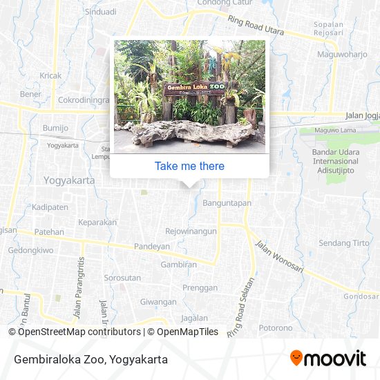 Gembiraloka Zoo map