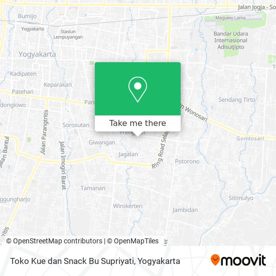 Toko Kue dan Snack Bu Supriyati map