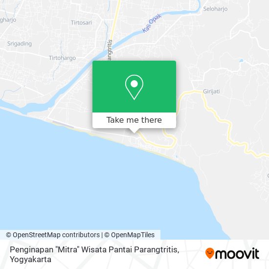 Penginapan  "Mitra" Wisata Pantai Parangtritis map