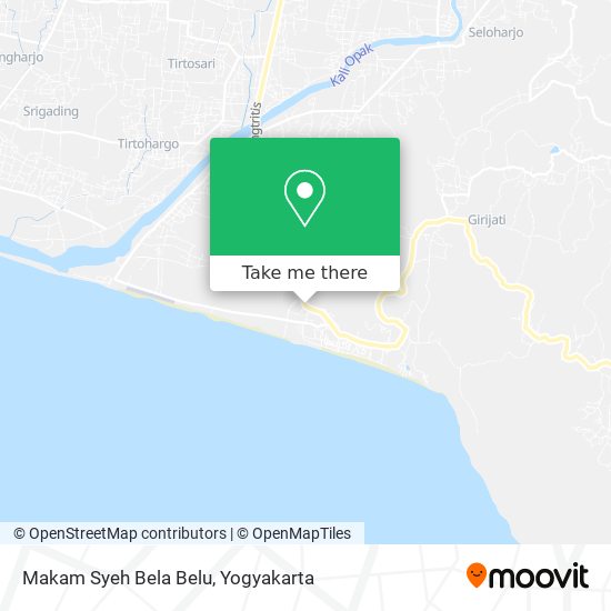 Makam Syeh Bela Belu map