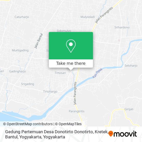 Gedung Pertemuan Desa Donotirto                         Donotirto, Kretek, Bantul, Yogyakarta map