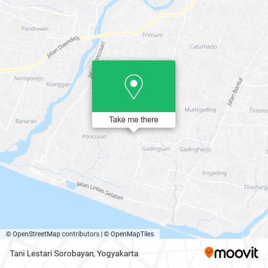 Tani Lestari Sorobayan map