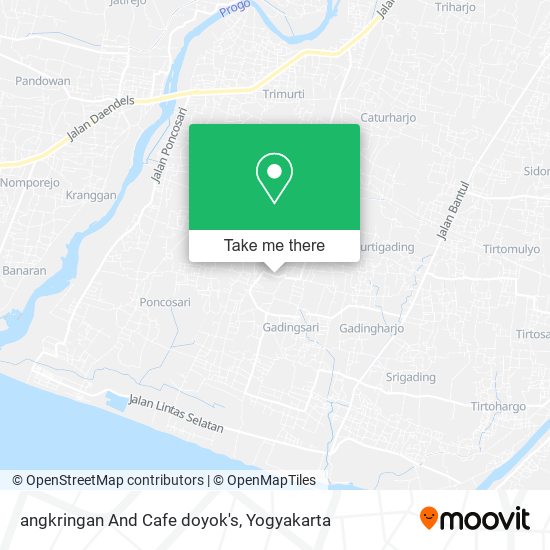 angkringan And Cafe doyok's map