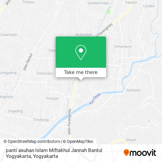 panti asuhan Islam Miftakhul Jannah Bantul Yogyakarta map