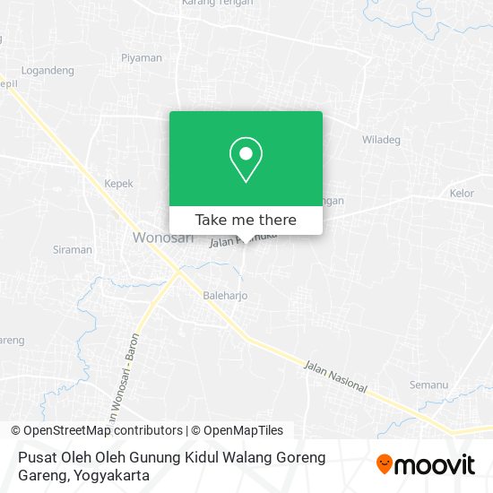 Pusat Oleh Oleh Gunung Kidul Walang Goreng Gareng map