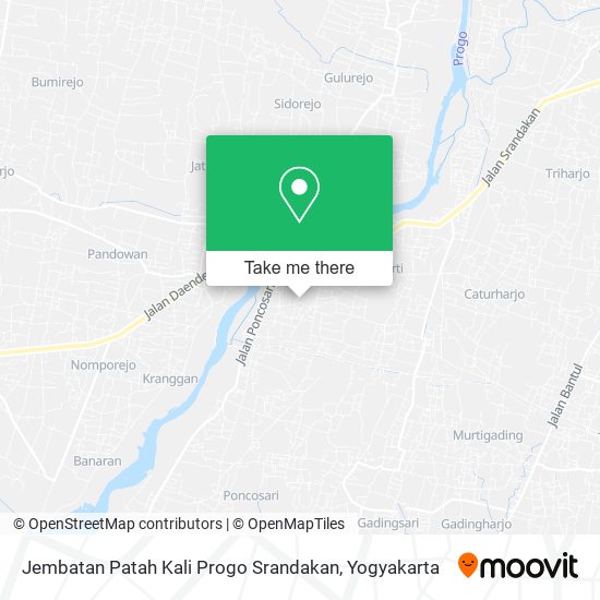 Jembatan Patah Kali Progo Srandakan map