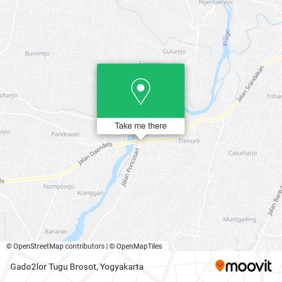 Gado2lor Tugu Brosot map