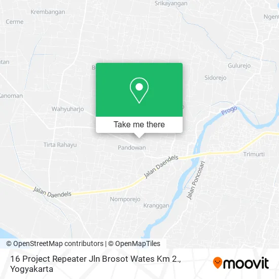 16 Project Repeater Jln Brosot Wates Km 2. map