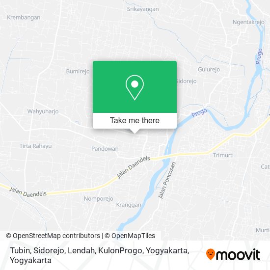 Tubin, Sidorejo, Lendah, KulonProgo, Yogyakarta map