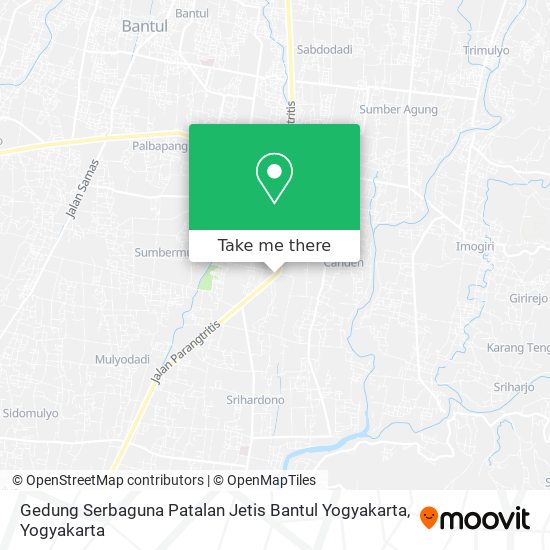 Gedung Serbaguna Patalan Jetis Bantul Yogyakarta map