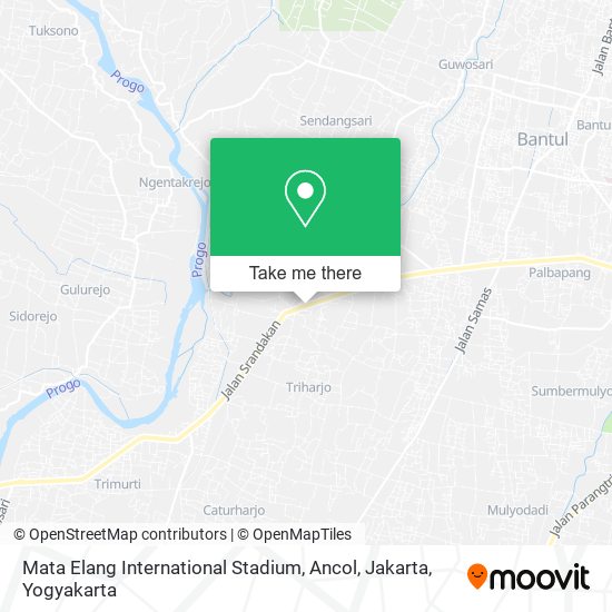 Mata Elang International Stadium, Ancol, Jakarta map