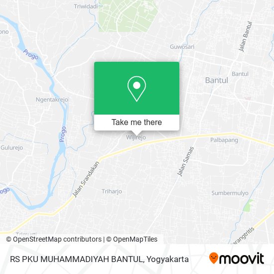 RS PKU MUHAMMADIYAH BANTUL map