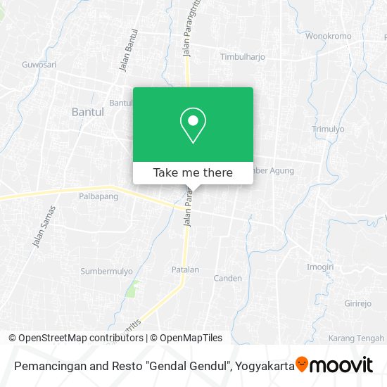 Pemancingan and Resto "Gendal Gendul" map