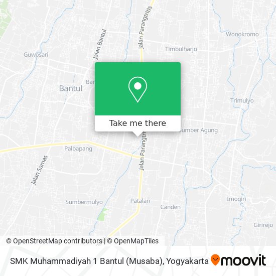 SMK Muhammadiyah 1 Bantul (Musaba) map