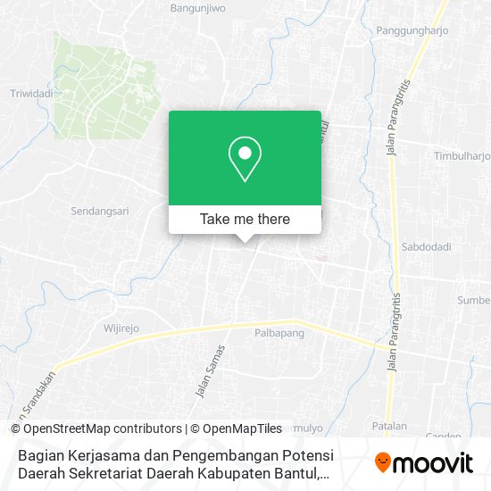 Bagian Kerjasama dan Pengembangan Potensi Daerah Sekretariat Daerah Kabupaten Bantul map