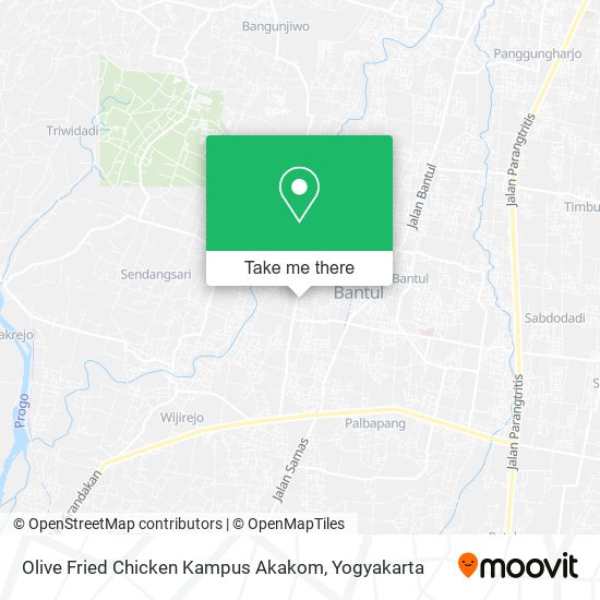 Olive Fried Chicken Kampus Akakom map