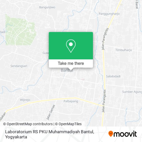 Laboratorium RS PKU Muhammadiyah Bantul map