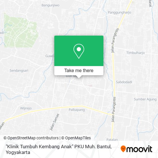 "Klinik Tumbuh Kembang Anak" PKU Muh. Bantul map