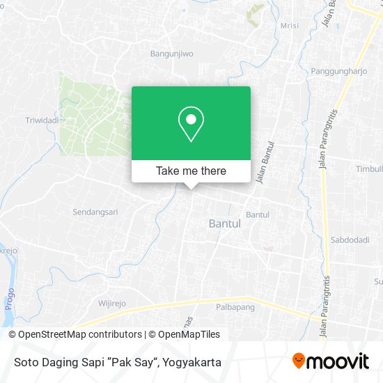 Soto Daging Sapi ”Pak Say“ map