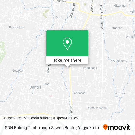 SDN Balong Timbulharjo Sewon Bantul map