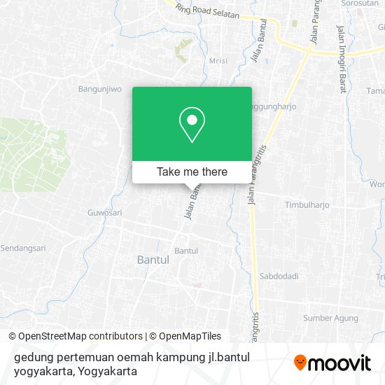 gedung pertemuan oemah kampung jl.bantul yogyakarta map