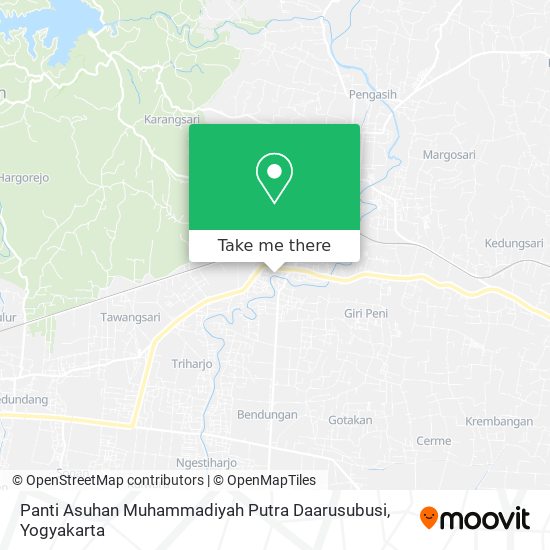 Panti Asuhan Muhammadiyah Putra Daarusubusi map