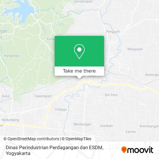 Dinas Perindustrian Perdagangan dan ESDM map