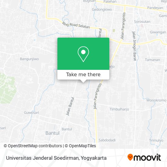 Universitas Jenderal Soedirman map