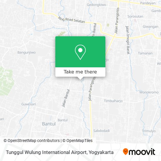 Tunggul Wulung International Airport map
