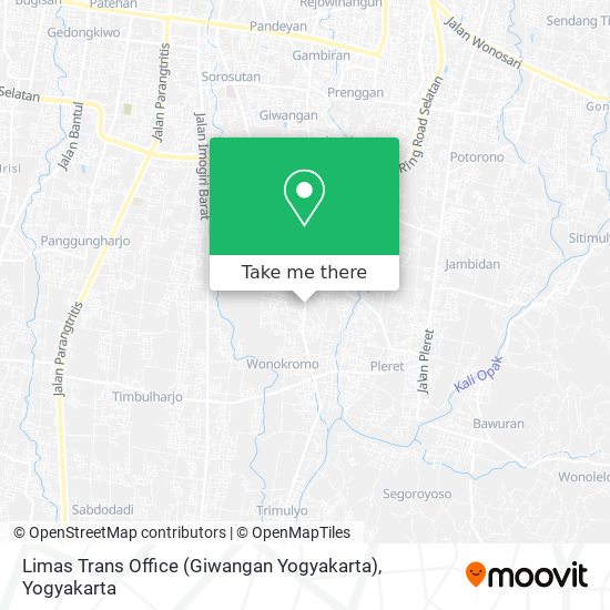 Limas Trans Office (Giwangan Yogyakarta) map