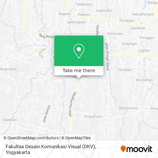 Fakultas Desain Komunikasi Visual (DKV) map