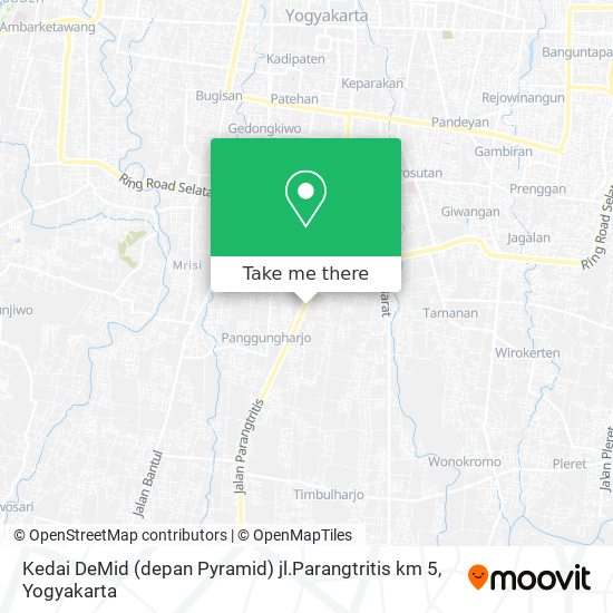 Kedai DeMid (depan Pyramid) jl.Parangtritis km 5 map