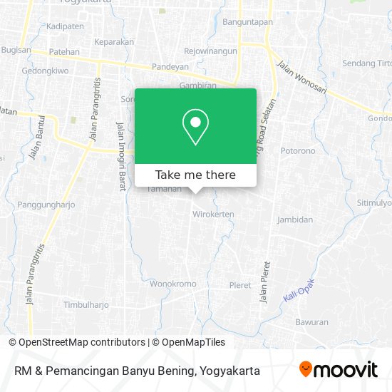 RM & Pemancingan Banyu Bening map