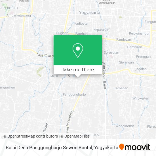 Balai Desa Panggungharjo Sewon Bantul map