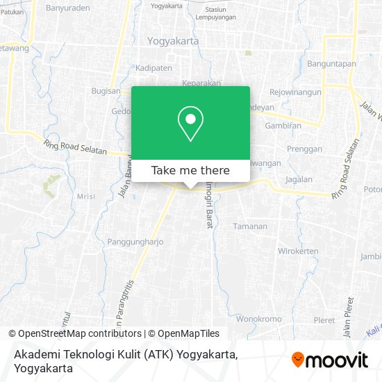 Akademi Teknologi Kulit (ATK) Yogyakarta map