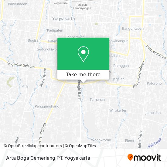 Arta Boga Cemerlang PT map