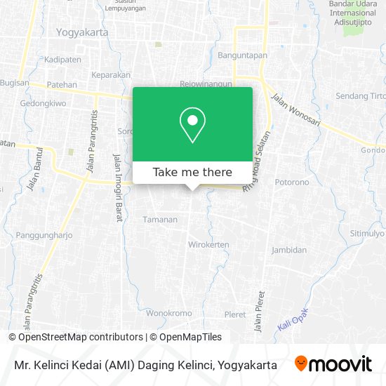 Mr. Kelinci Kedai (AMI) Daging Kelinci map