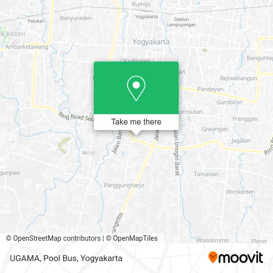 UGAMA, Pool Bus map