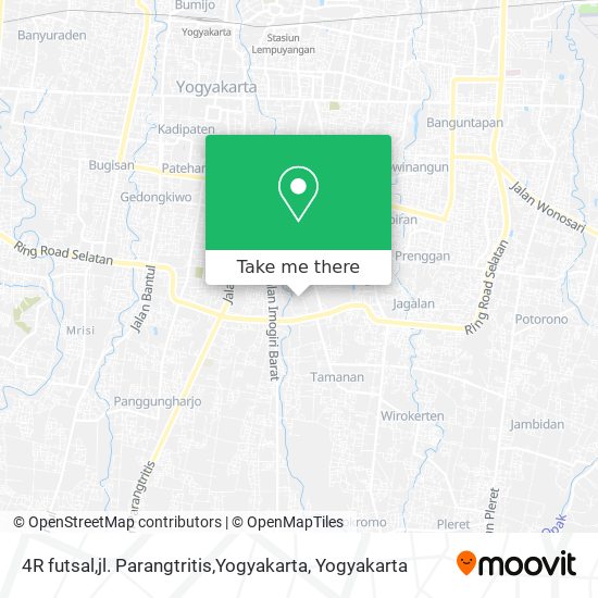 4R futsal,jl. Parangtritis,Yogyakarta map