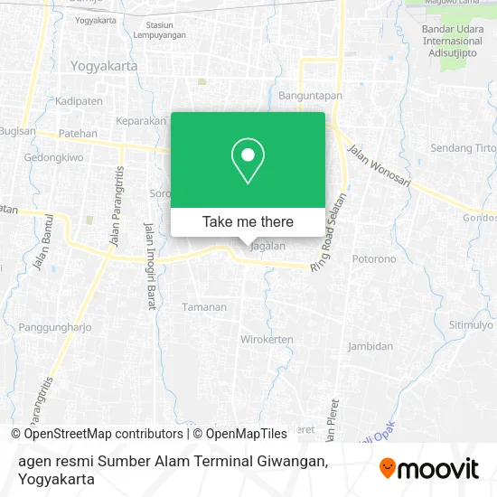 agen resmi Sumber Alam Terminal Giwangan map