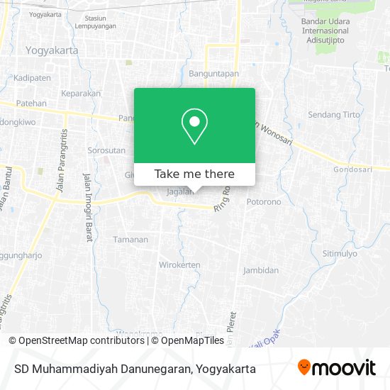 SD Muhammadiyah Danunegaran map